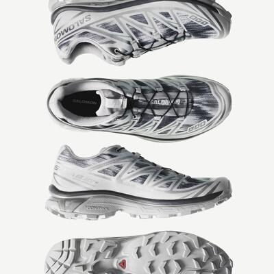 SALOMON萨洛蒙 XT-6 CAMO低帮生活休闲鞋男女同款岩石灰478760
