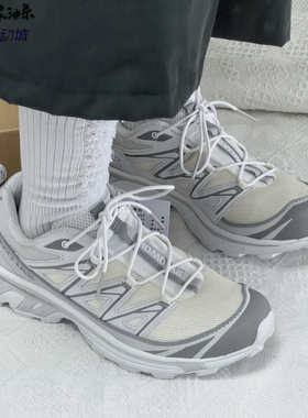 萨洛蒙 Salomon SLAB XT-6 Expanse 米白灰 户外运动鞋 417414