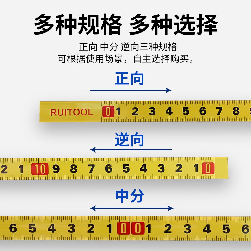 粘性刻度尺条贴带胶耐磨金属z标尺自粘尺子机械锯台贴尺可定制图片