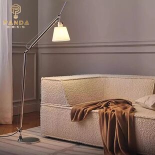 意大利Tolomeo摇臂伸缩折叠台灯中古风床头调节吊灯羊皮纸落地灯