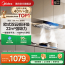 顶吸自清洁吸油烟机烟灶套装 美 官方抽油烟机T36PRO家用厨房欧式