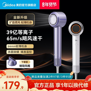 美的高速吹风机负离子护发速干电吹风等离子大功率风筒礼物FG209