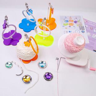 wrist yarn holder便携手腕式毛线轴可旋转手工编织神器钩织工具