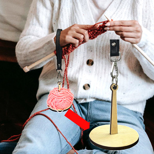 Portable Holder针织毛线手提便携手腕纱线架钩编工具 WristYarn