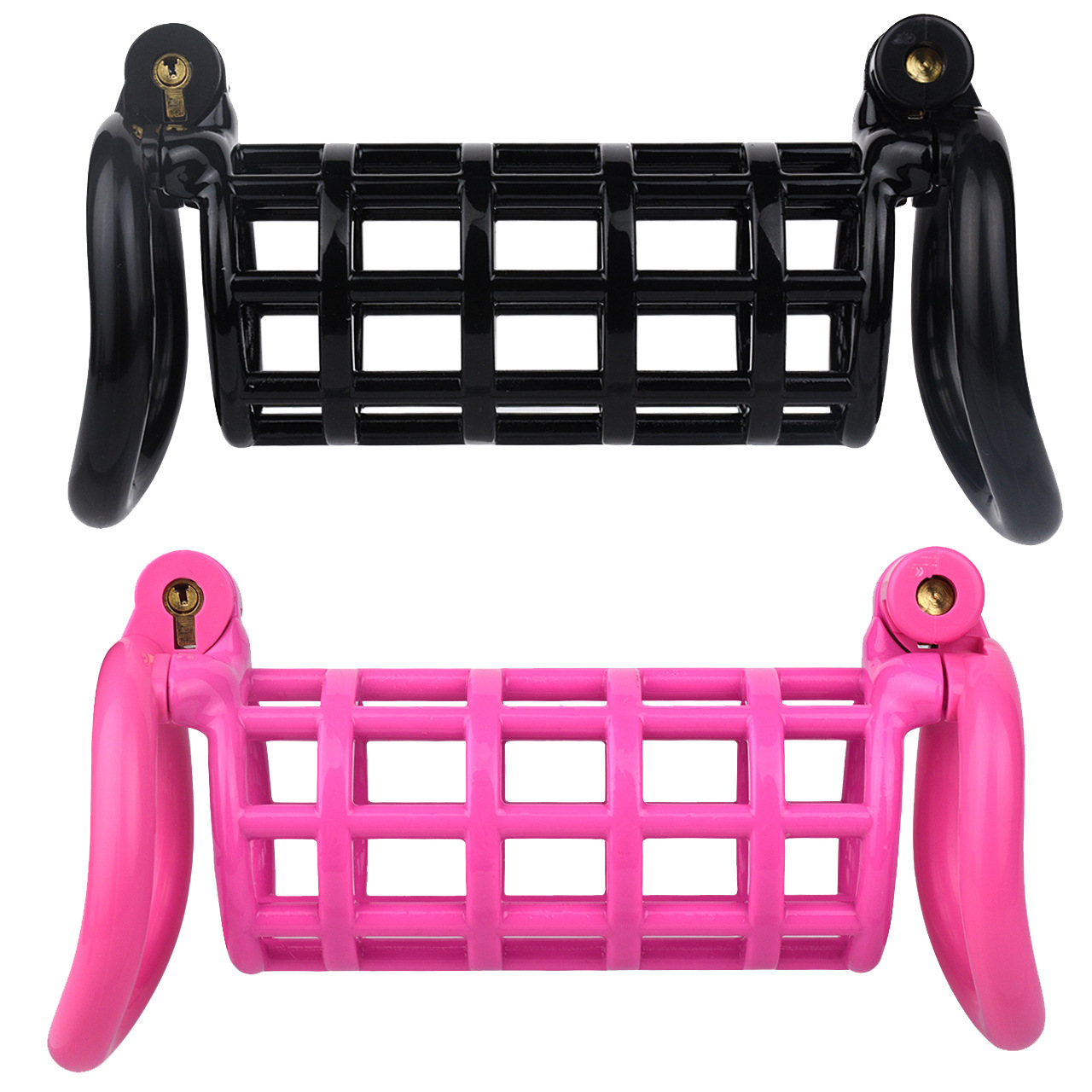 男士硬树脂双人男用一体成型鸟笼