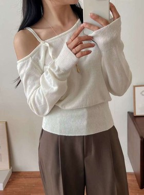 九1102韩国东大门针织衫区Murmuring-8687021韩版简约可爱都市