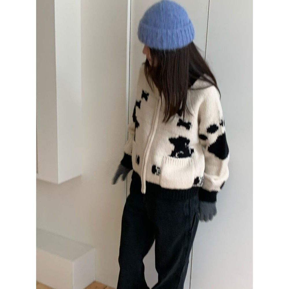 九1102韩国东大门毛衣区asome-8687346人气复古秋季街头通勤欧美