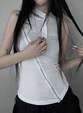 六0821韩国正品urb-an-un-ique1842 背心区街舞秋季修身通勤洋气