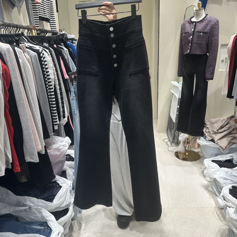 八1015韩国东大门运动牛仔裤区4459959休闲优雅直邮学院人气个性