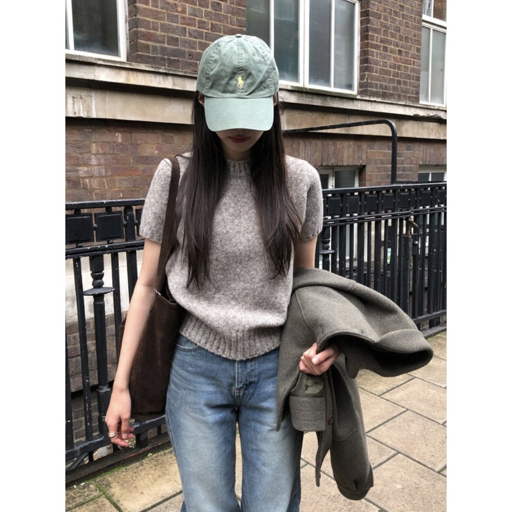 八0921韩国东大门运动户外针织衫区4423558直邮流行甜美优雅秋冬