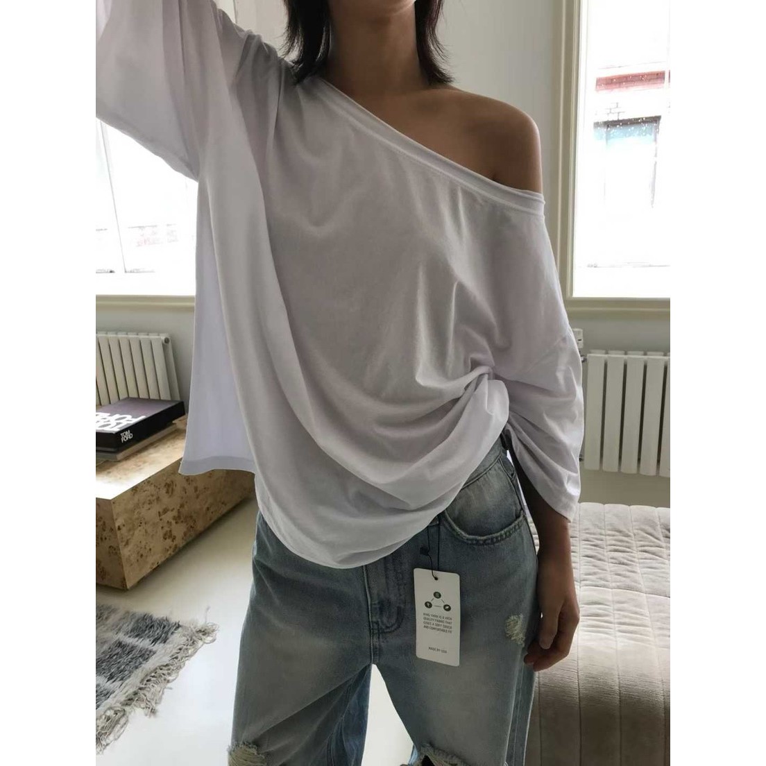 八1015韩国东大门运动瑜伽T恤区4459737直邮别致人气简洁秋季都市