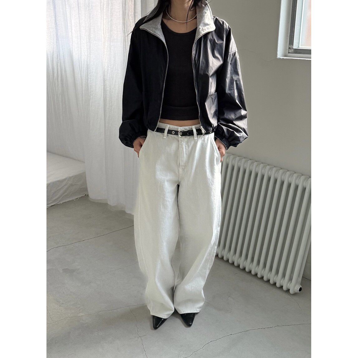 八0214韩国东大门运动牛仔裤区4564947流行韩版精致可爱档口冬季