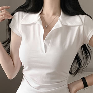 五0704韩国直邮s-econ-des-econ-- T恤区5058589修身甜美街舞秋夏