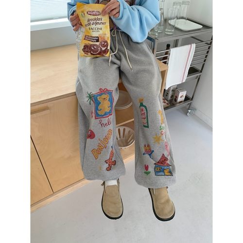 八1216韩国东大门休闲长裤区4542943原宿冬季风格正品学院休闲