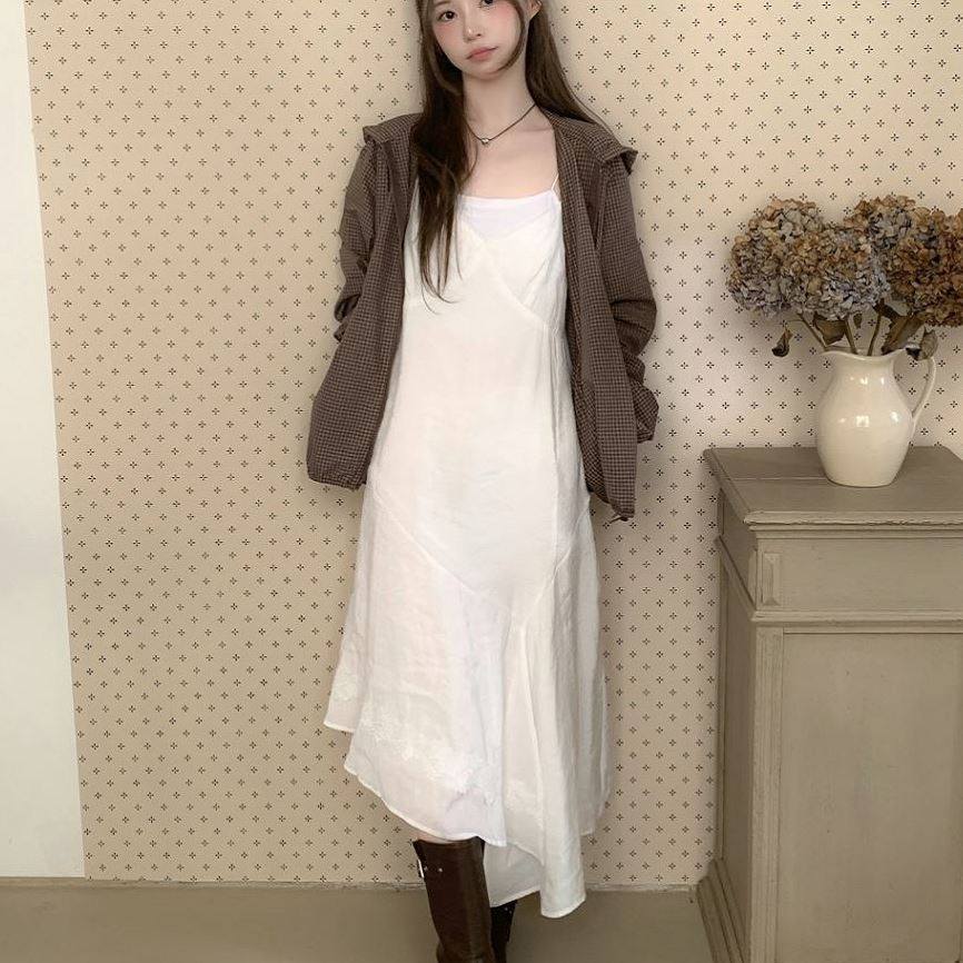 六1213韩国正品melted-10237 连衣裙区通勤气质纯色高档正品街舞