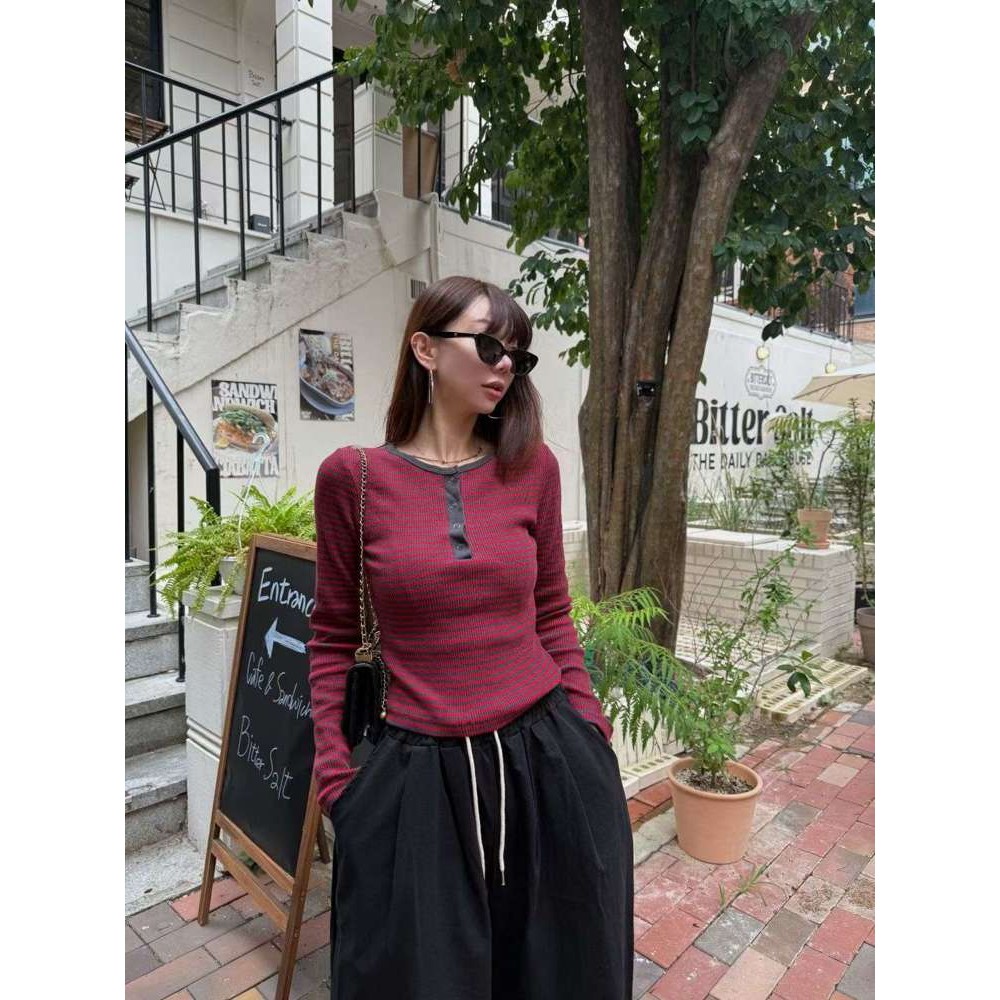 九1102韩国东大门t恤区youngface-8687625秋季时尚通勤经典纯色