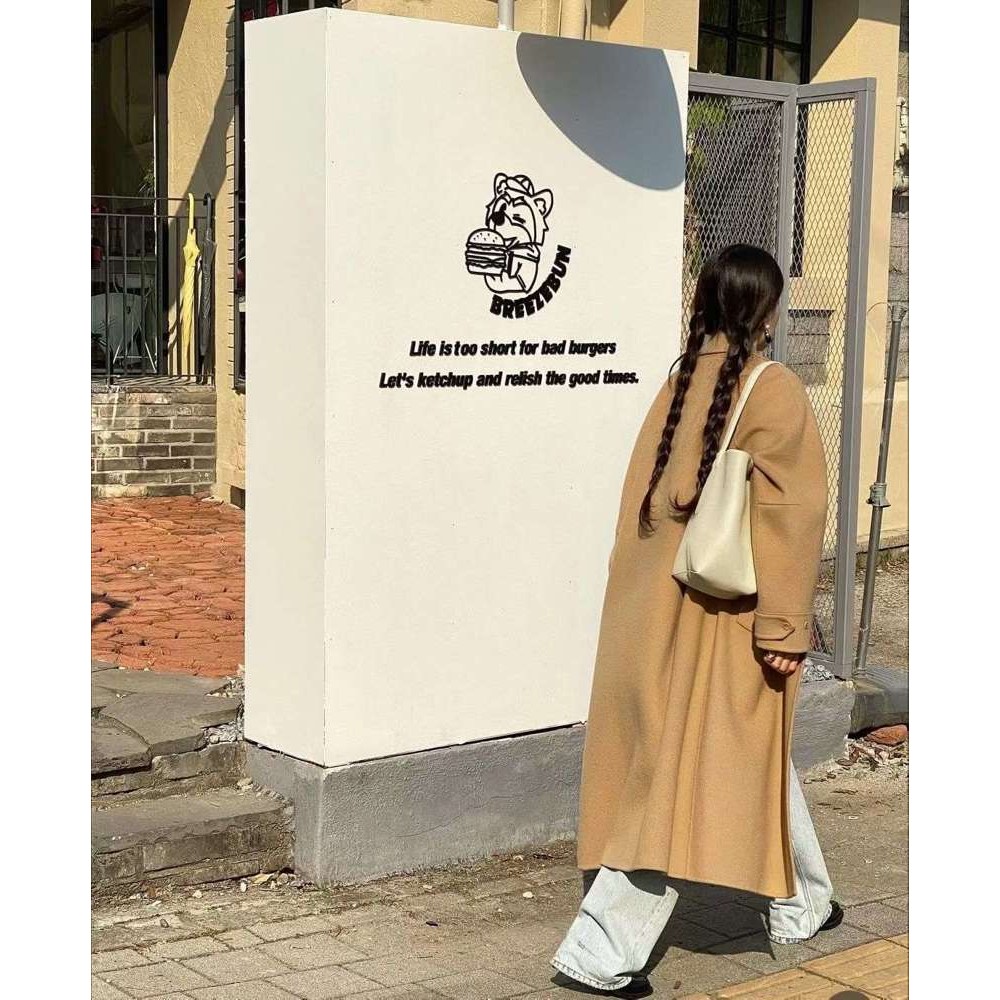 九1126韩国东大门大衣区gabrielle-8711719人气独特秋季都市通勤