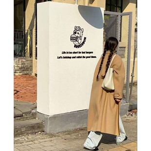 九1126韩国东大门大衣区gabrielle-8711719人气独特秋季都市通勤