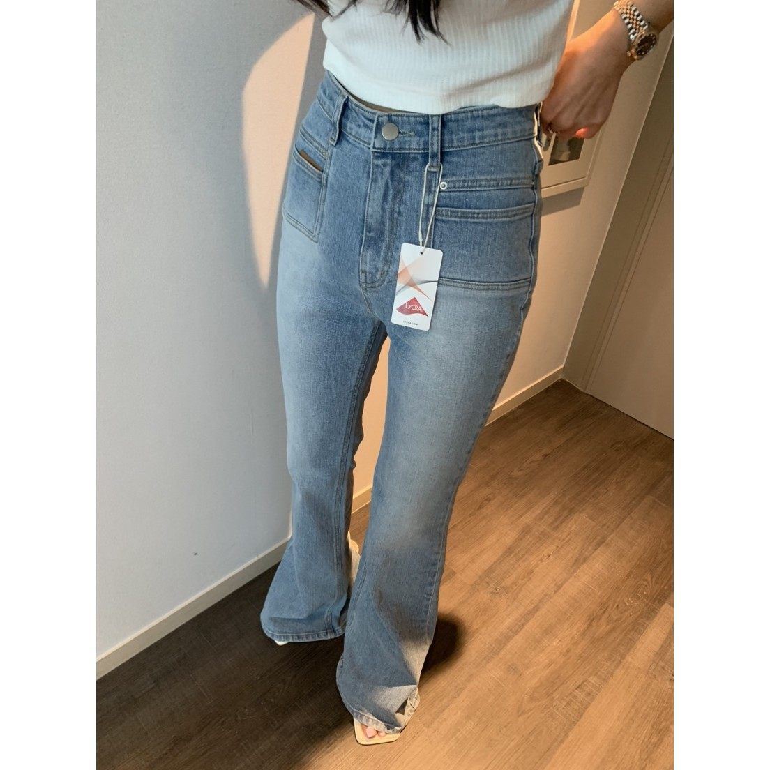 八0418韩国东大门运动牛仔裤区4182855个性纯色大气正品魅力夏款