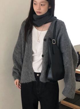 六1213韩国正品43617 针织衫区秋冬优雅韩版独特可爱个性冬季浪漫