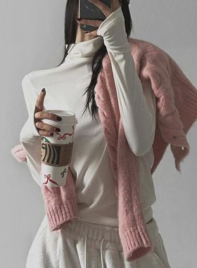 六1213韩国正品62131 T恤区冬款都市新款风格直邮修身甜美端庄