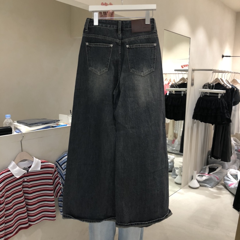 八1209韩国东大门运动牛仔裤热销区4525782秋冬气质韩版个性可爱
