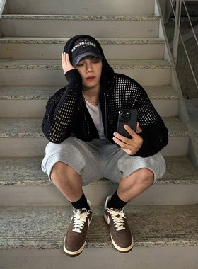 九0401韩国东大门男装夹克EMAR-8488037舒适人气个性春季原宿通勤