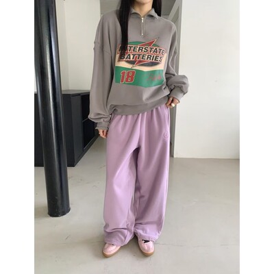 九1126韩国东大门休闲长裤区BABYTOUCH-8711267秋季舒适通勤风格