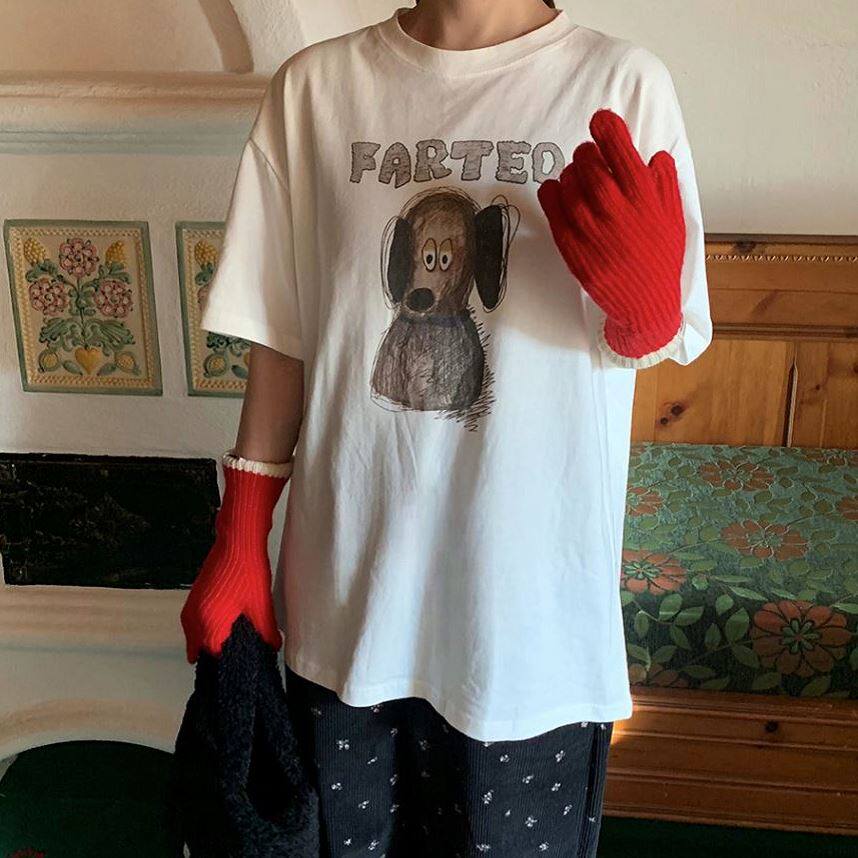 六1213韩国正品the-plumb--2131 T恤区简约甜美流行秋冬优雅韩版