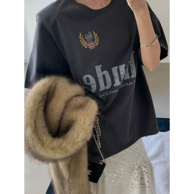 九0111韩国东大门t恤区VERANDA-8734741简约可爱流行冬季优雅正品