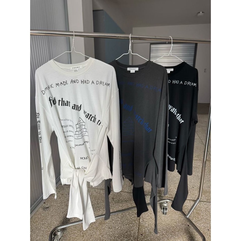 九1102韩国东大门t恤区FRANC-8686117高档直邮高端甜美潮流秋冬