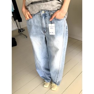 九0305韩国东大门运动牛仔裤区WEARE-8453327学院休闲瑞丽直邮