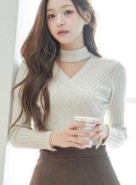 六1213韩国正品coco-m-23313 针织衫区时尚冬季原宿正品知性休闲