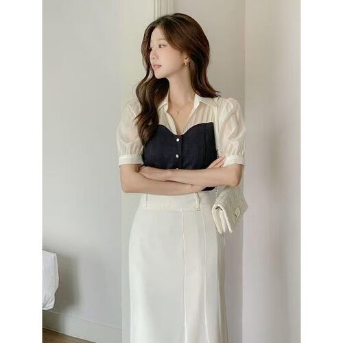 九0322韩国东大门衬衫-区OPN-8753225档口直邮别致人气高档春季