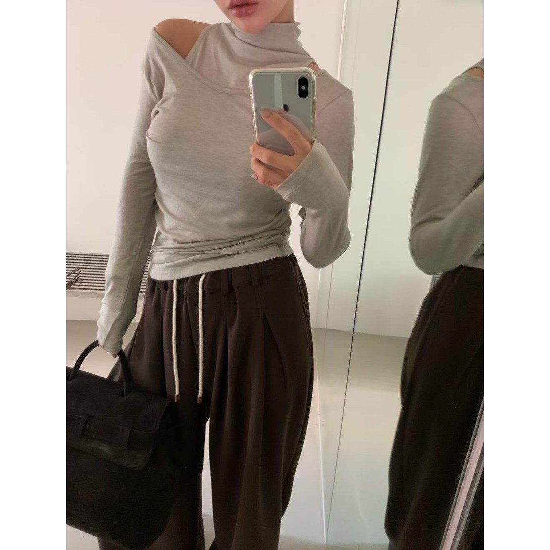 八1216韩国东大门运动瑜伽T恤区4541103冬季经典正品别致休闲英伦