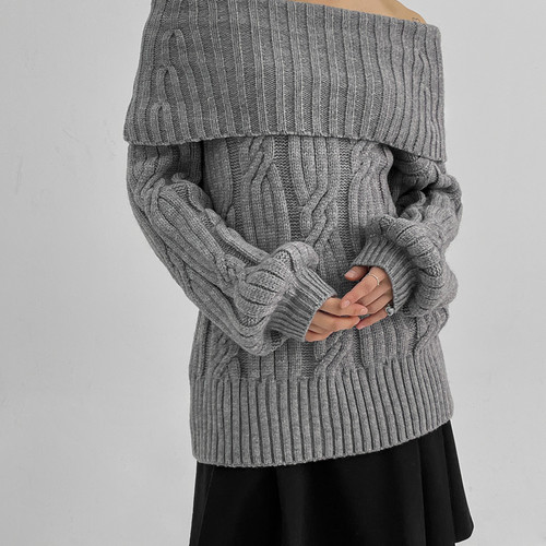 三1220韩国官网Blackup-t38219区女针织衫秋冬经典韩版原宿可爱