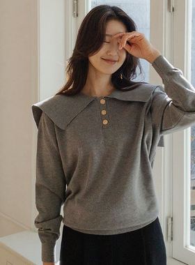 六1213韩国正品queen-s-pider-17295 针织衫区英伦休闲欧美直邮