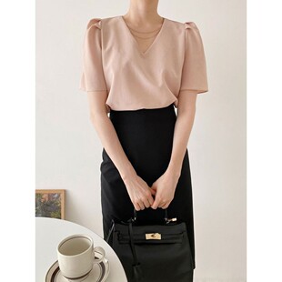 九0322韩国东大门衬衫 8753253简约冬款 大气新款 优雅直邮 区OPN