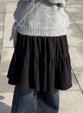 六1213韩国正品an-yon-emore-6043 半身裙区甜美端庄秋冬大气韩版