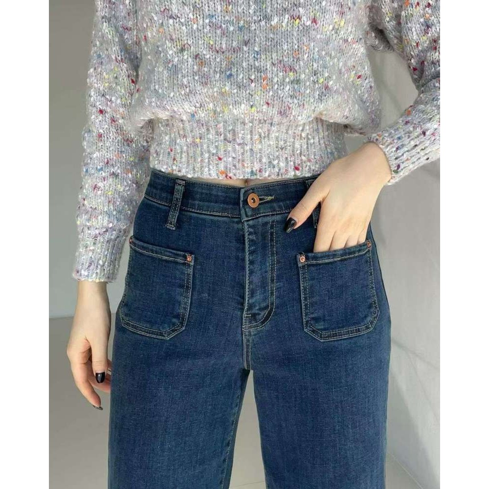 九1117韩国东大门运动牛仔裤区HowLuk-8699713英伦纯色流行正品