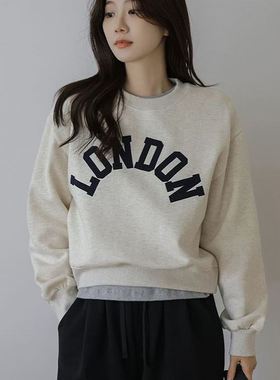 六1213韩国正品chicfox-513750 卫衣区秋季时装通勤气质纯色高档