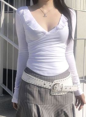 六1213韩国正品dits-or440 T恤区洋气直邮简约甜美流行秋冬优雅