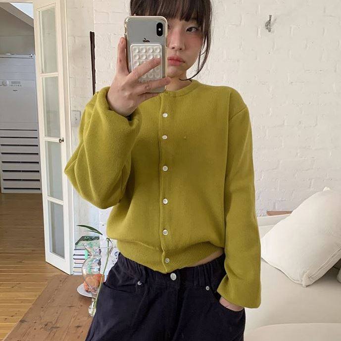 六1213韩国正品myou-th1360 针织衫区直邮修身甜美端庄秋冬大气