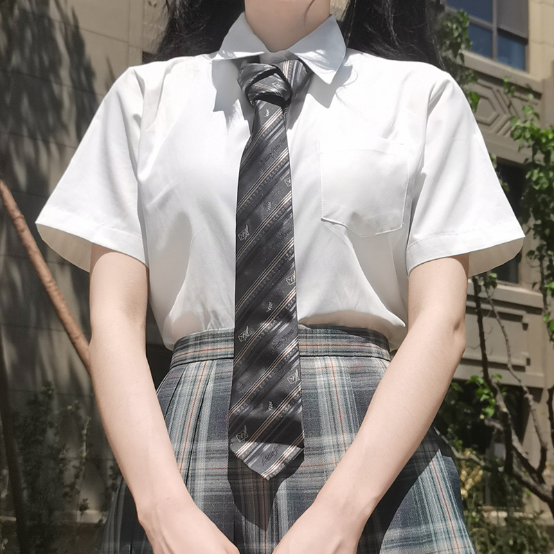 基础款短袖JK制服衬衫学院风百搭