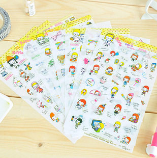 韩国贴纸儿童diy手账制作