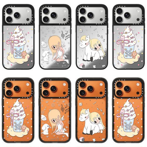 C家ASETi适用iPhone苹果18promax手机壳18pro/13promax/14promax冰淇淋小熊17promax女18保护套16promax全包