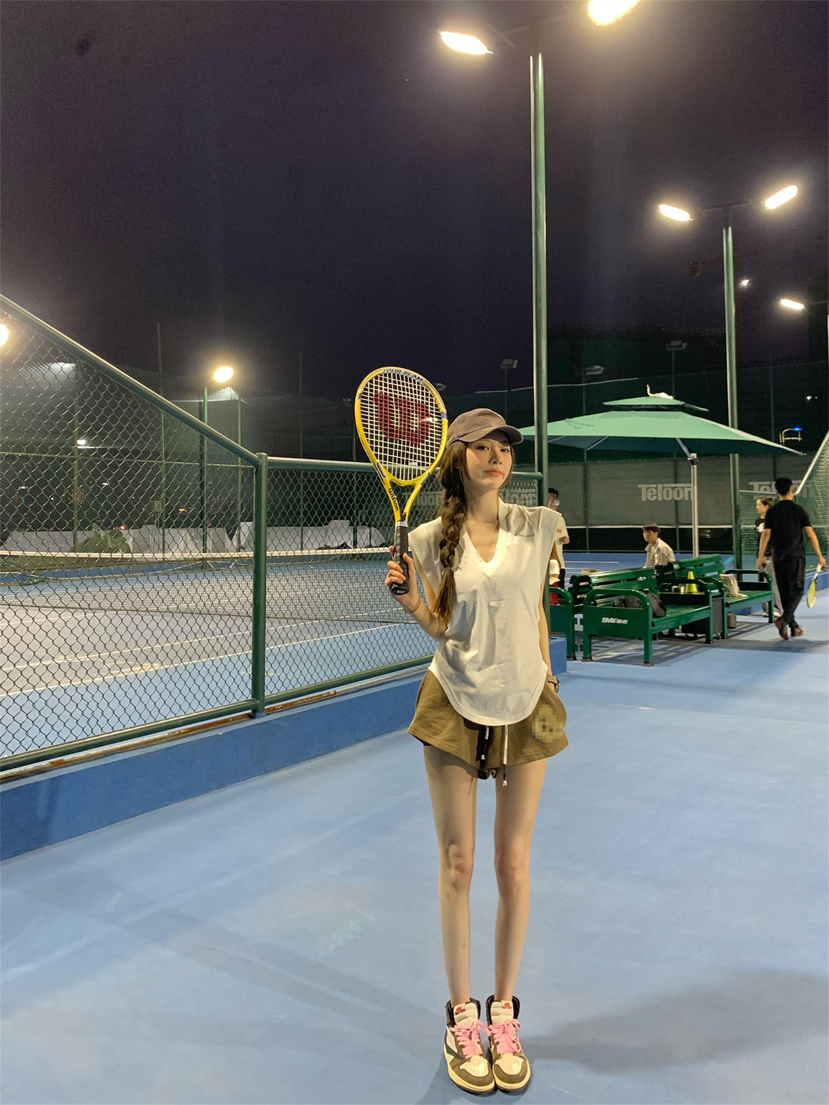 美式加州少女夏日热辣坎肩背心