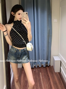 5.26/20点【私服款！】复古牛仔半身裙夏季中低腰防走光包臀裙裤