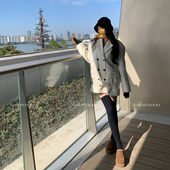 牢牢锁住过膝袜 PROJECT 羊毛竖纹压力显瘦过膝堆堆大腿袜冬