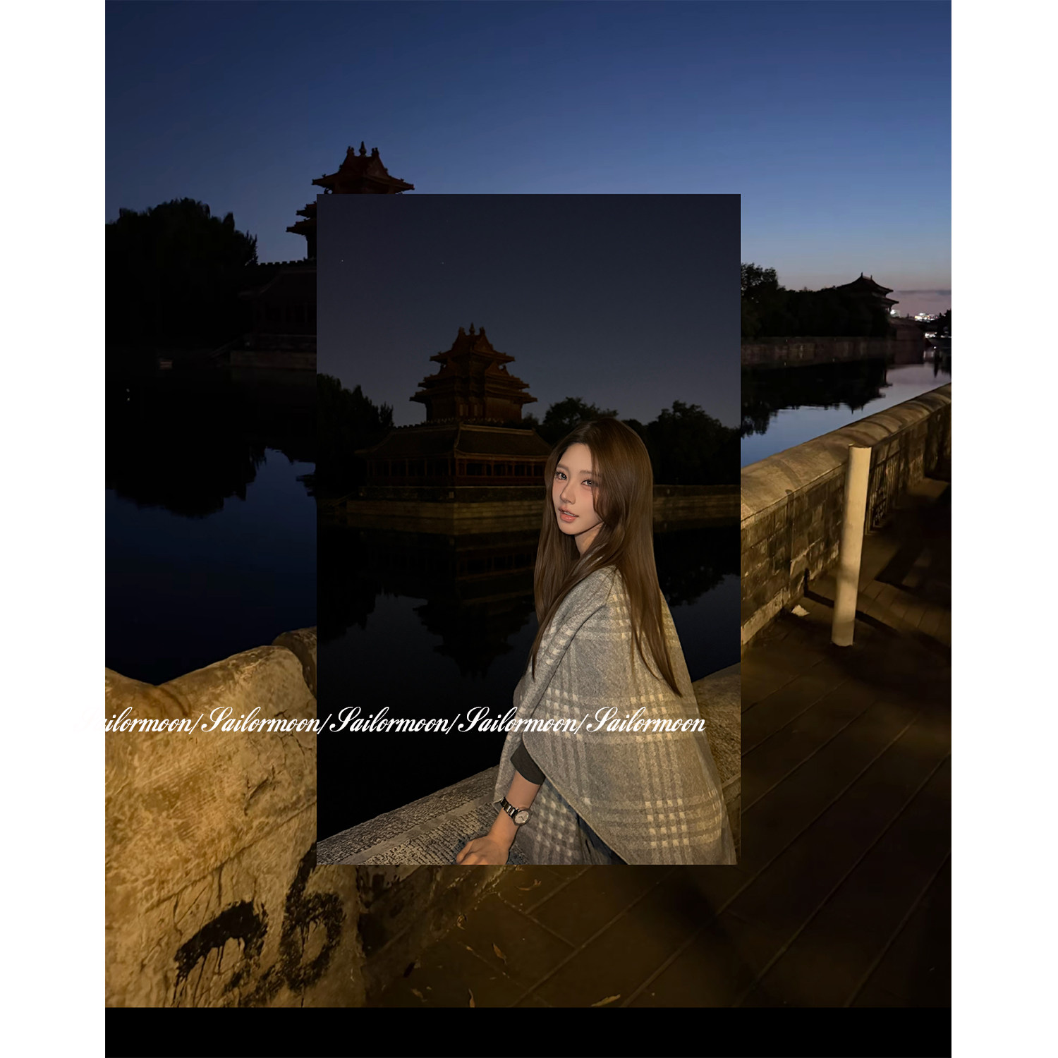 F PROJECT【英伦回潮】格子披肩女秋冬保暖流苏大围巾气质百搭